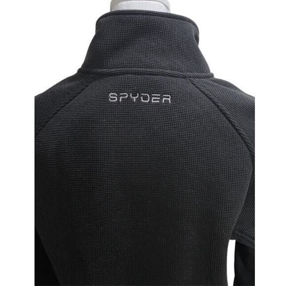 Spyder Men’s Full Zip Jacket Warm Black Size Small style 71H64010-01 Mid-weight - Picture 3 of 12
